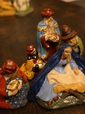 Krippenfiguren klein Antik