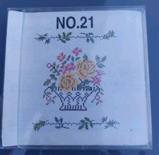 Brother Embroidery Card No 21 Stickkarte Natur Blumen