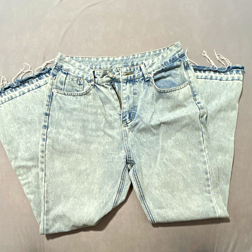 Damen jeans denim blau helle - jeans,