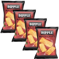 4x Dipple Mais‑Chips Paprika