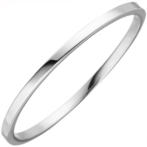 Damenring weißgold schmal 1 - schmal, 1,1