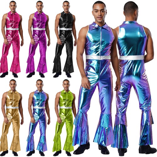 Herren metallic jumpsuit - de,
