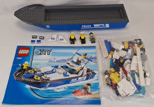 Lego city 7287 polizeiboot - 7287,