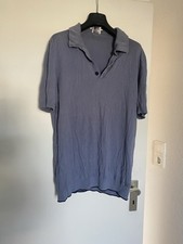 Polo Shirt Kurzarm LAB PAL ZILERI Seide-und Baumwolle blau  Ge.54 Gebraucht Top