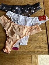 3 Pack Da. String , Gr. 40, 1x