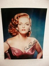 Original Autogramm Jane Russell 20x25 cm Schauspielerin USA