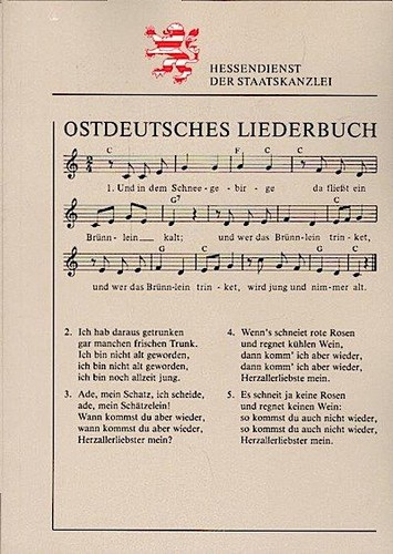 Ostdeutsches liederbuch alte - :,