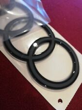 Für Audi TT 8S 8V 8J 8N Original Audi Black Edition Ringe Logo 2D Schwarz