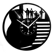 Vinyl Wanduhr - Musikgruppe Roc Metal Pop - Haus Dekor Geschenk 