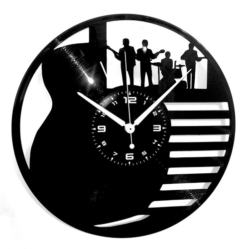 Vinyl wanduhr musikgruppe - vinyl,