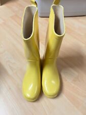 TCM TCHIBO Regenstiefel Gummistiefel gelb Gr. 32/33 gebraucht