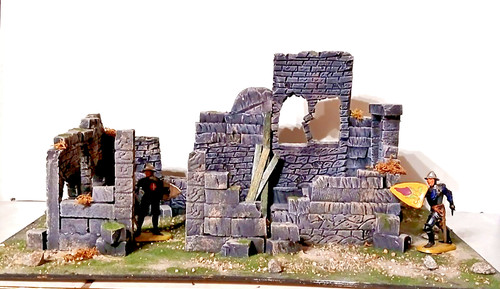 Diorama kirchenruine für - diorama,