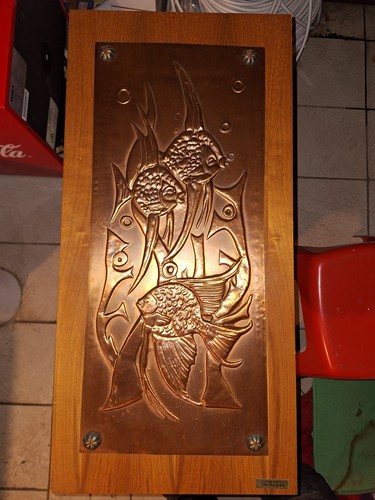 Kupfertreibarbeit fische - fische,