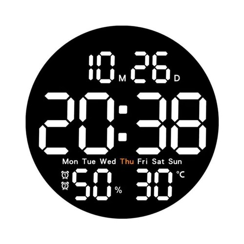 Wanduhr digitaluhr temperatur - wanduhr,