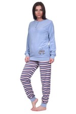 Damen frottee pyjama - frottee,
