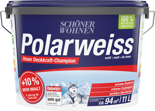 Polarweiss wandfarbe weiß - wandfarbe,