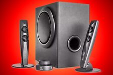 Wavemaster STAX 2.1 Stereo Lautsprecher System 46W TV PC Game Party 3-Kanal