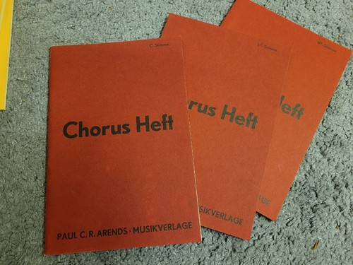 Arends musikverlag chorushefte - musikverlag,