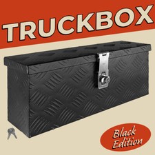 Deichselbox Werkzeugkasten Truckbox Alu Box Transportbox D015 Schwarz trucky