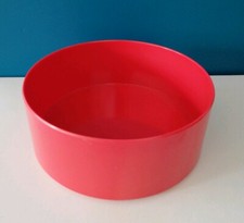 Schale, "Habitat", rot, ca. 17 cm Durchmesser