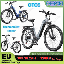 Herren/Damen 27,5'' Elektrofahrrad CityBike 250W Pedelec E-fahrrad 120KM Mit APP