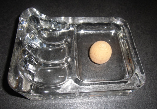 Pfeifenascher aus glas drei - aus,