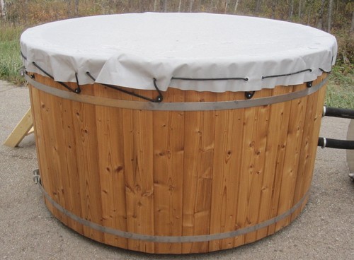 Pvc abdeckung badebottich - abdeckung,