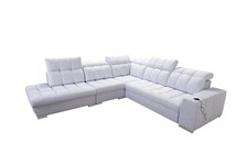 Ecksofa mit Schlaffuntkion und Bettkasten Piaggio IX L-Form Big Sofa XXL 26