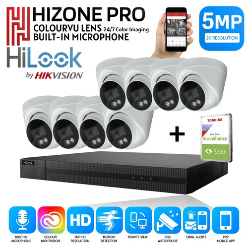 Hikvision 5mp dvr cctv system - 5mp,