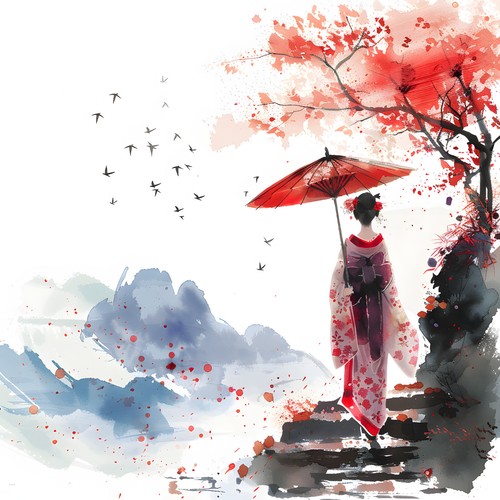 Deko bild geisha japan - bild,