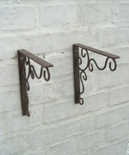 Regalwinkel 2er Set Regalträger Wandkonsolen Wandregal Eisen massiv 0 € Versand