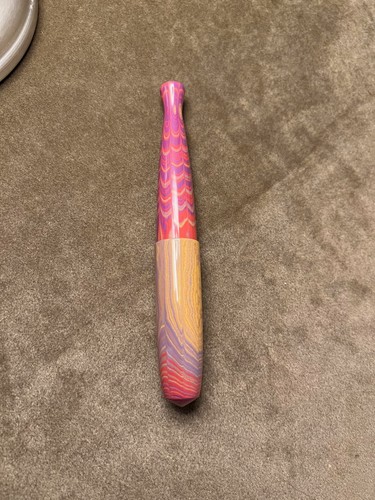 Yellow red ebonite - yellow-red, handmade