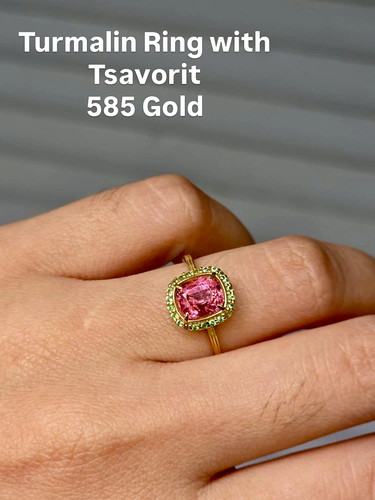 Sehr eleganter pink turmalin - ,