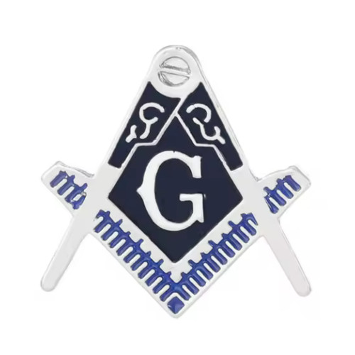 Freimaurer silber blau - silber, &