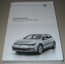 Betriebsanleitung VW Golf VIII 8 GTI GTD R Bedienungsanleitung Handbuch 01/2024