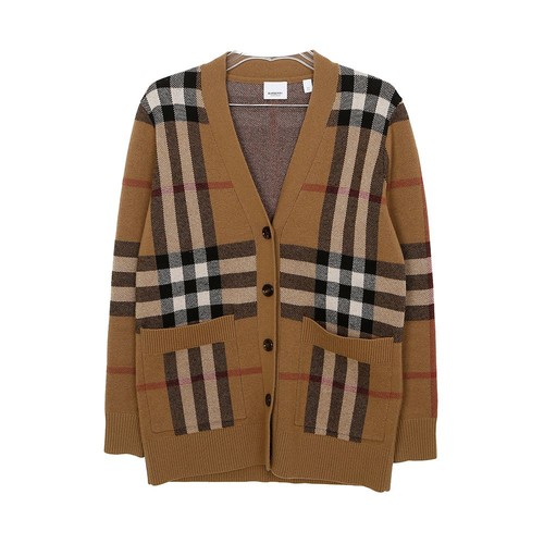 Burberry willa check cardigan - willa,
