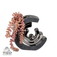 Formano vase anthrazit silber - vase, anthrazit-silber