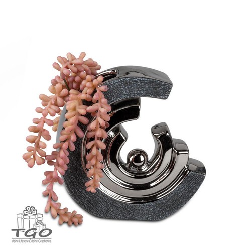 Formano vase anthrazit - vase, anthrazit-silber