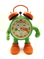 Original Ticki Tack Kinderwecker | Vintage 1990er | Kult | Grün Orange