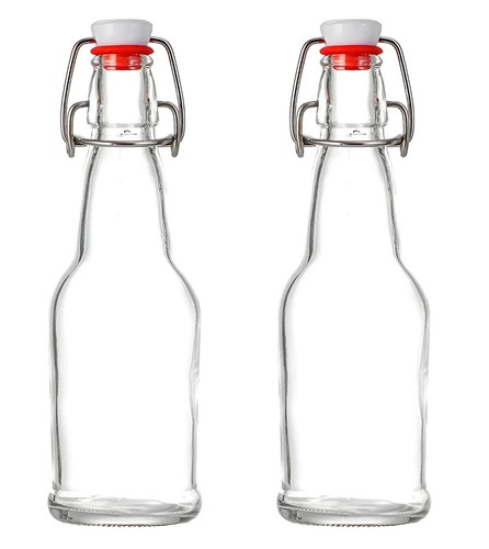 Glas swing flip top deckel - 2x,