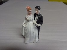 Figur Brautpaar Tortenfigur, Deko, Hochzeit, Heirat, 9cm NEU (A)