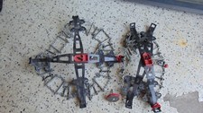 Paar spinnen schneeketten trak - spinnen,