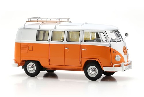Camper orange weiß - vw,