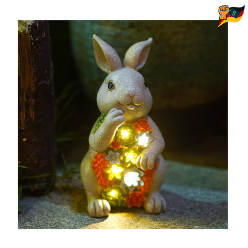 Solarlampe hase deko 20cm - hase,