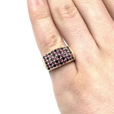 14kt yellow gold ring topaz