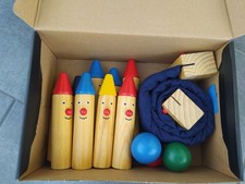 Kegelspiel, Holz, Kinder, Bowling Set, Lernspielzeug