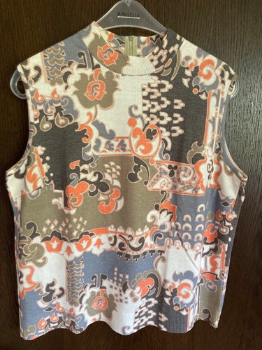 Vintage ärmelloser pullover - ärmelloser,