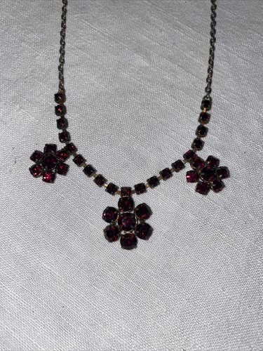Granat kette collier - granat,