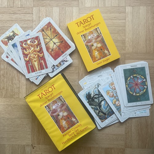 Tarot karten aleister crowley - karten,