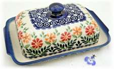 Butterdose flach mit Knopf -